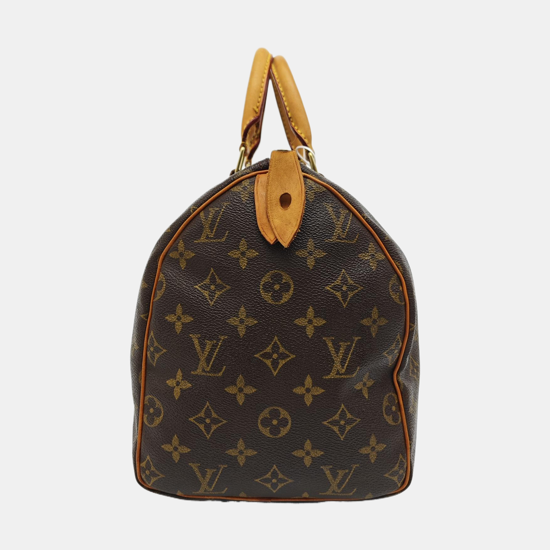 SPEEDY 30 Monogram Coated Canvas Brown
