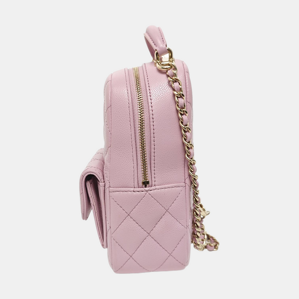 DUMA Quilted Calfskin Pink