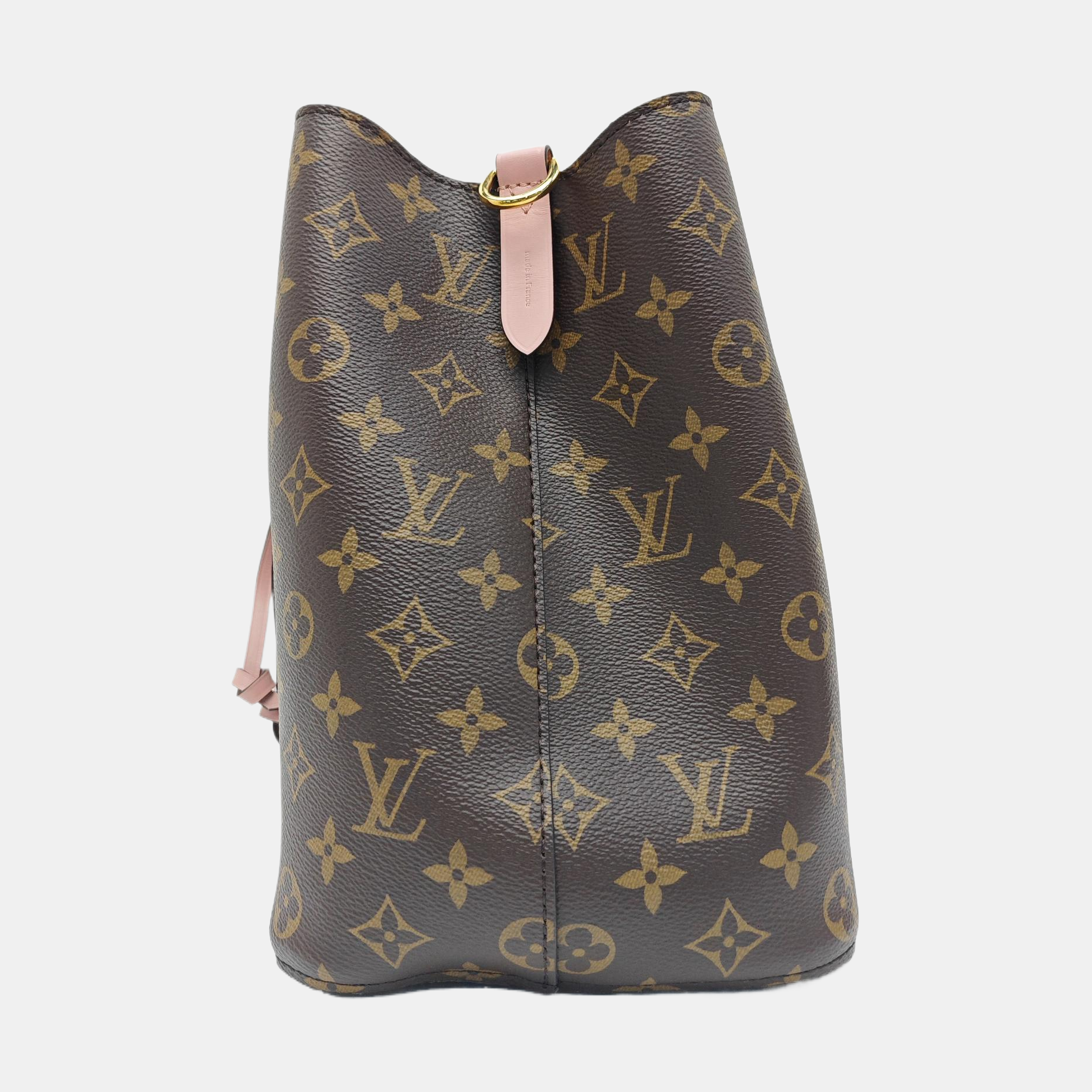 NÉONOÉ MM Monogram Coated Canvas Brown
