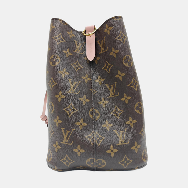 NÉONOÉ MM Monogram Coated Canvas Brown