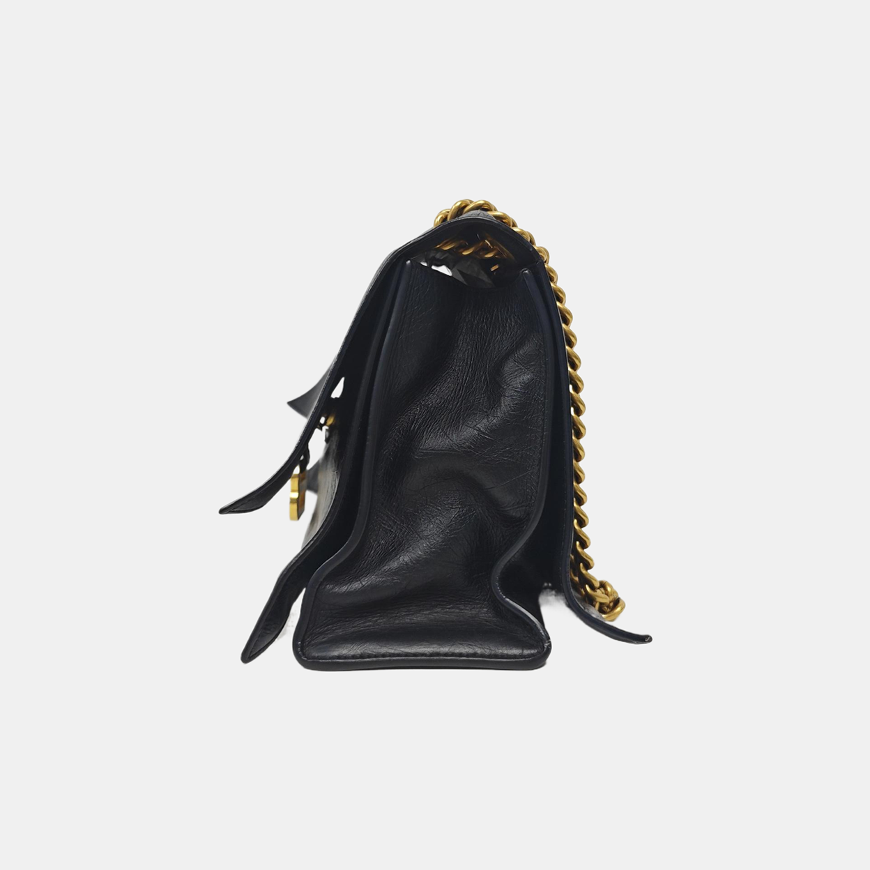 Crush Medium Calfskin Black