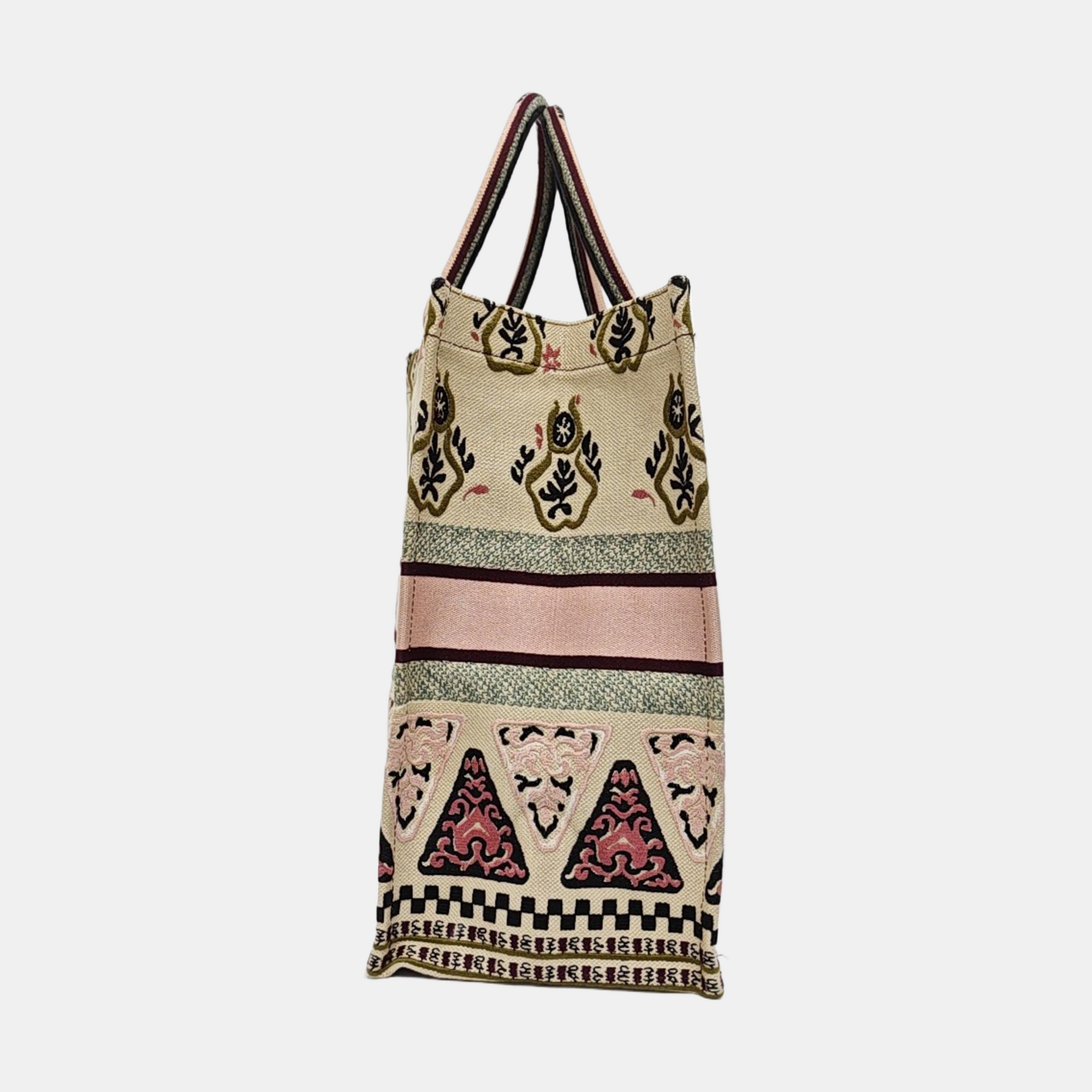 Authenticated pre-owned  Book Tote Large Canvas Multicolor - Tote Bag at Looply