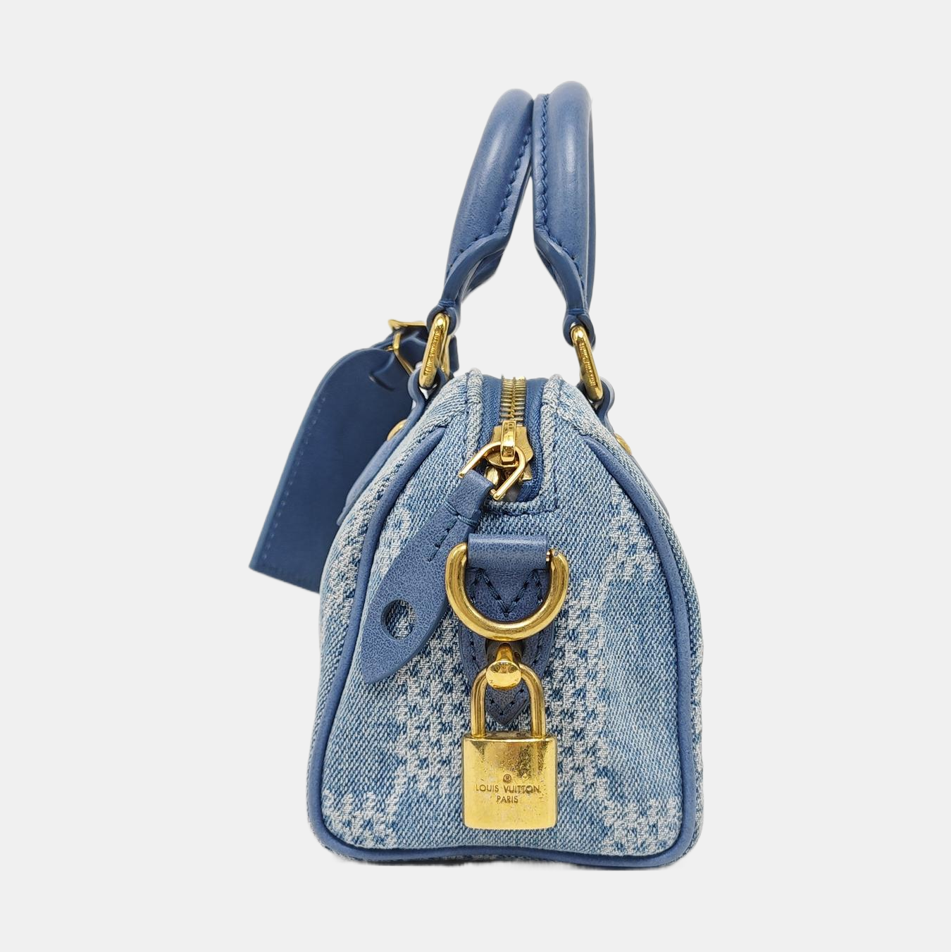 SPEEDY 18 Damier Canvas Blue