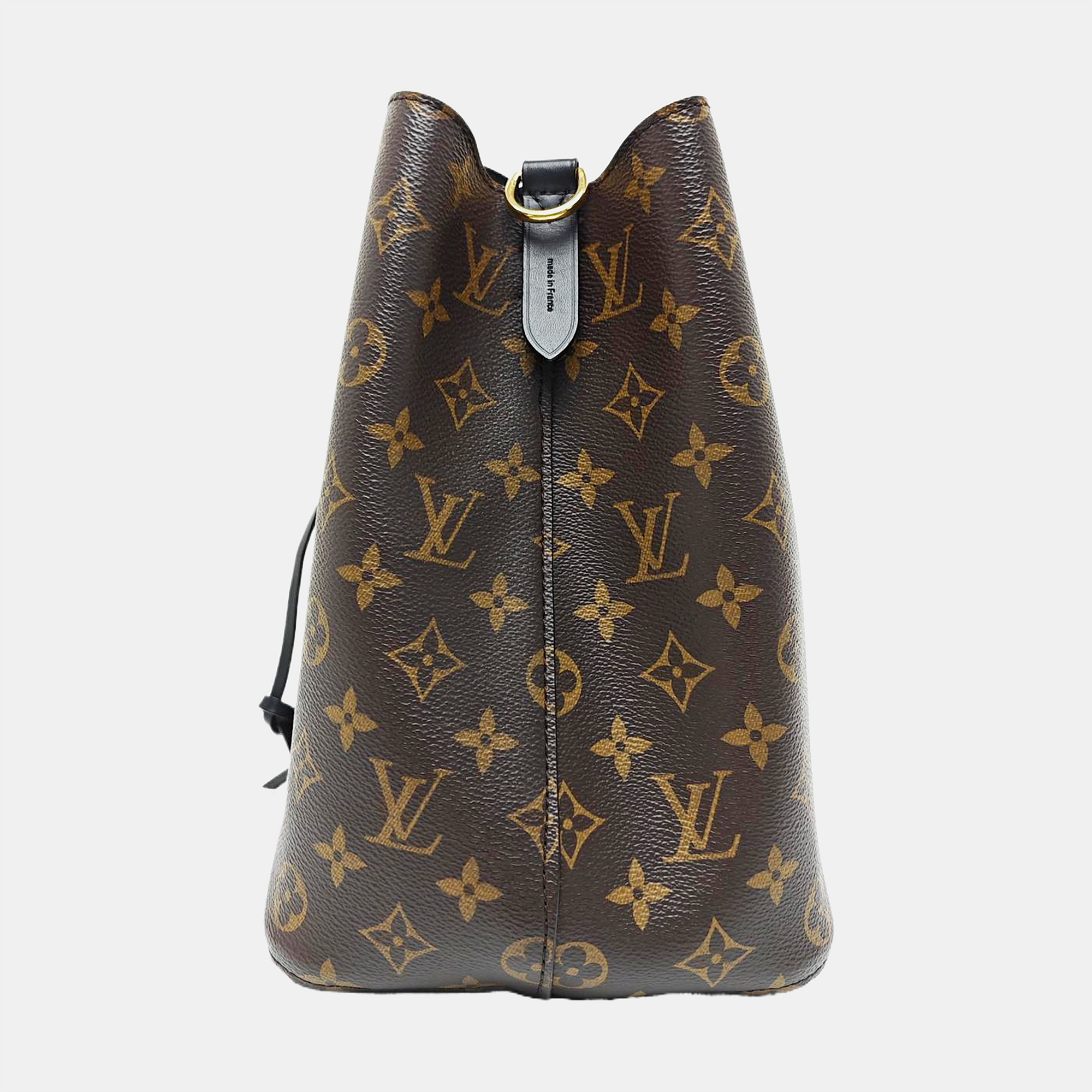 NÉONOÉ MM Monogram Coated Canvas Brown