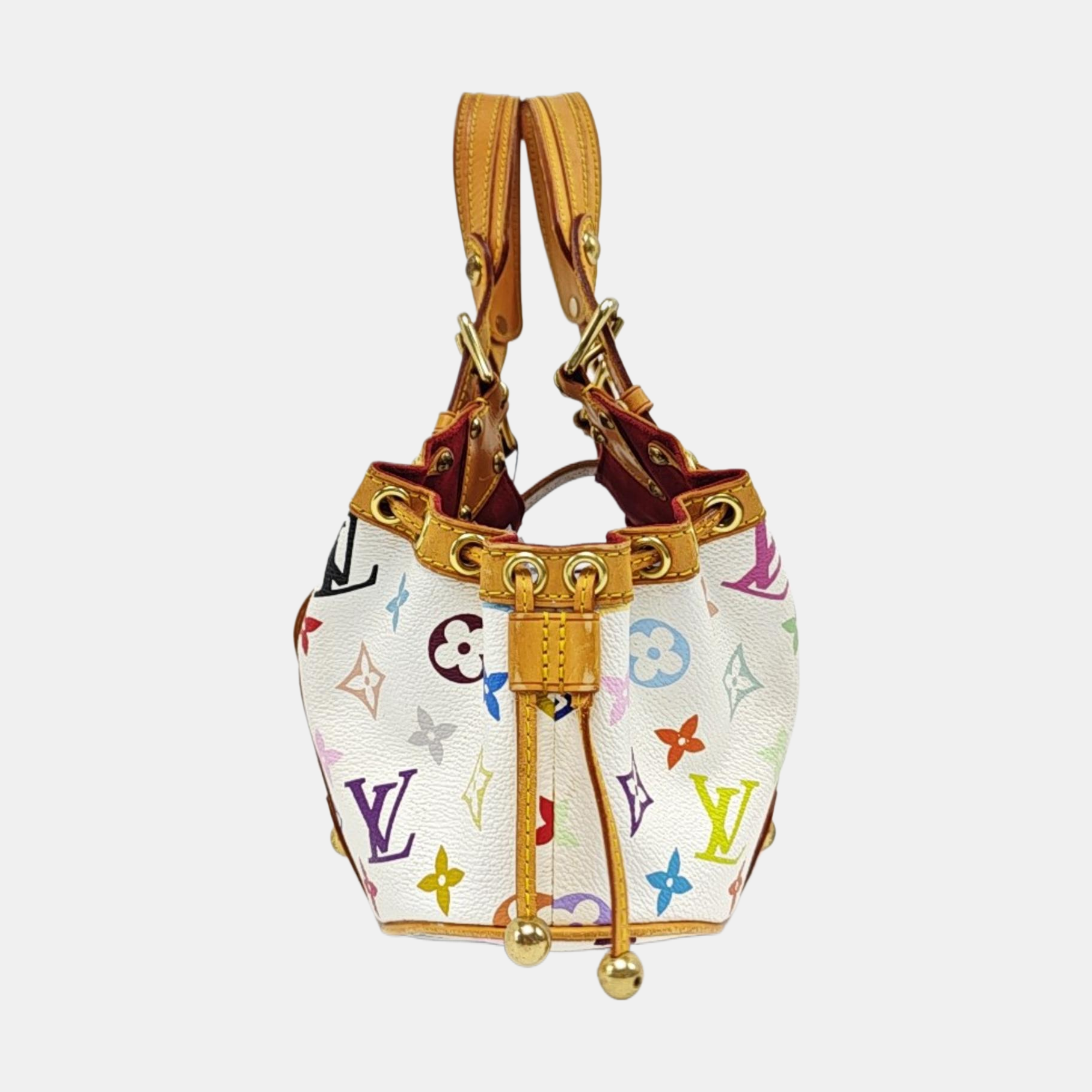 LV × TM THEDA GM Monogram Coated Canvas White