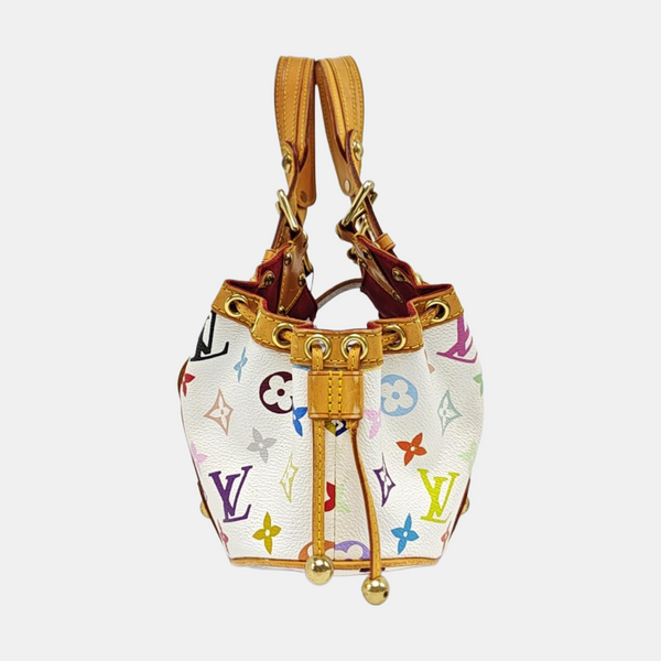 LV × TM THEDA GM Monogram Coated Canvas White