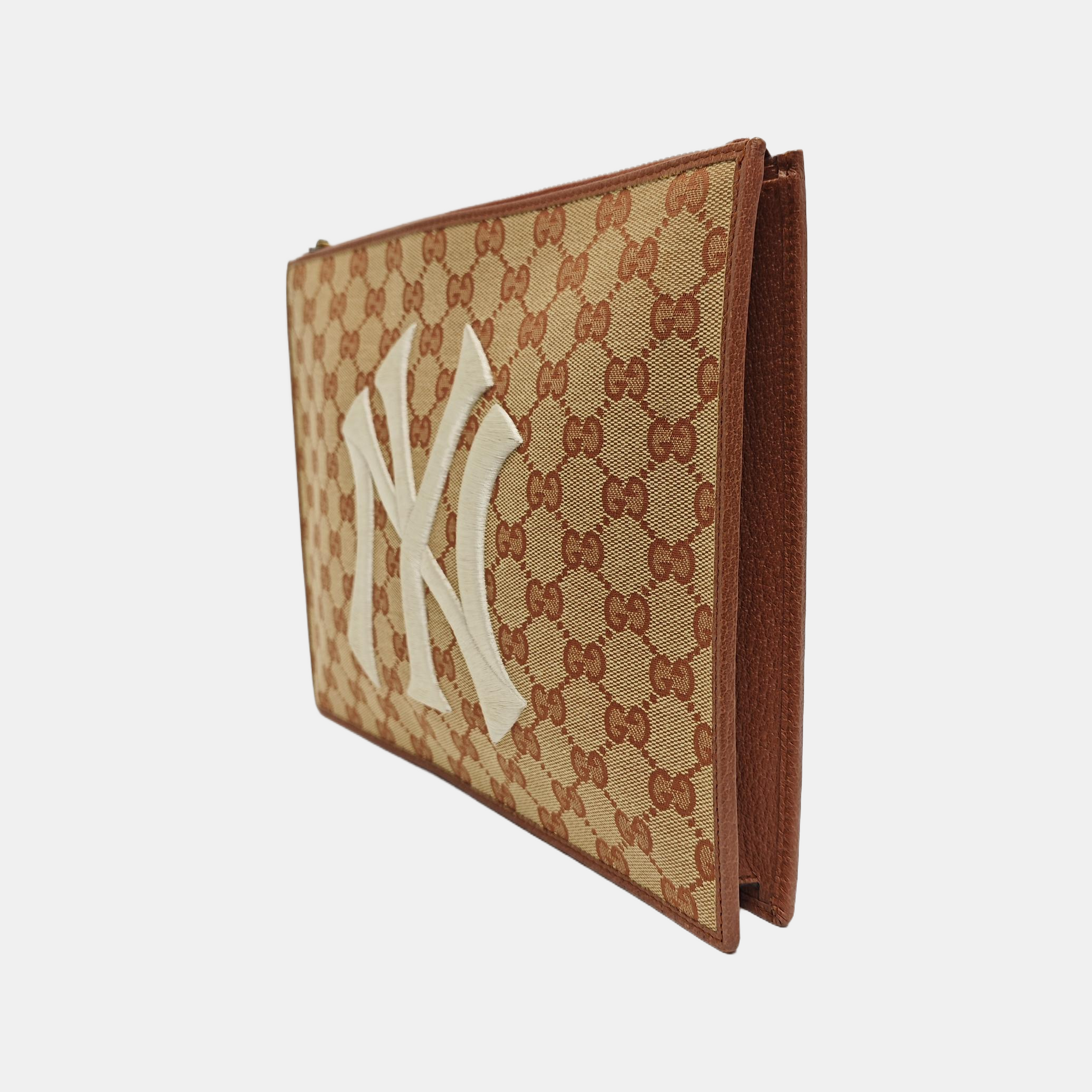 GUCCI X MLB Monogram Canvas Brown