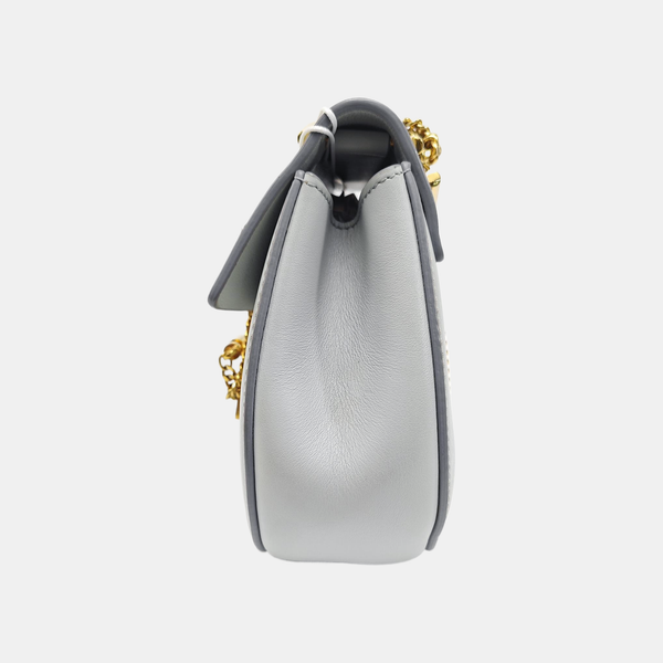 Drew Mini Calfskin Blue