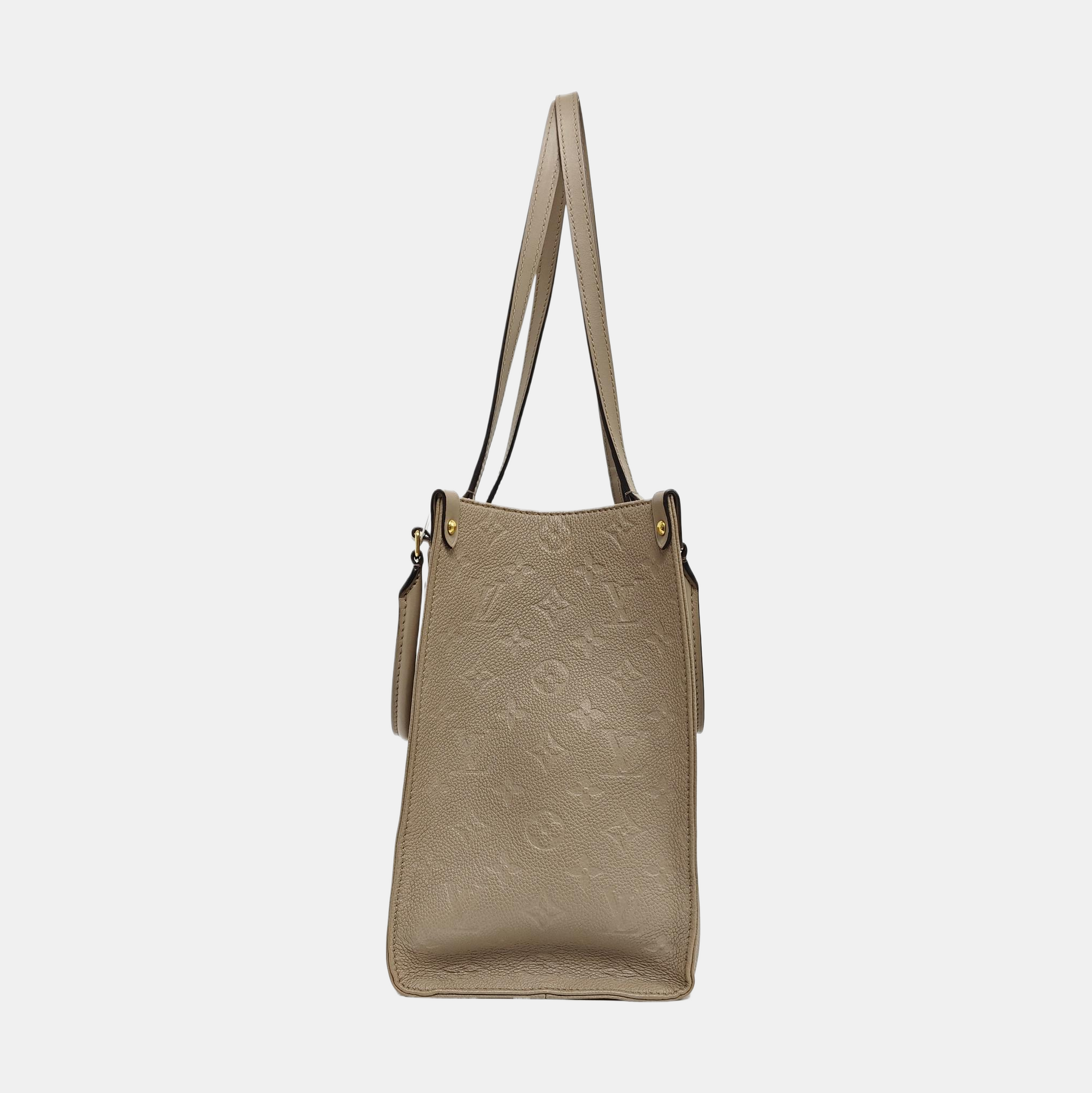 ONTHEGO MM Monogram Calfskin Grey