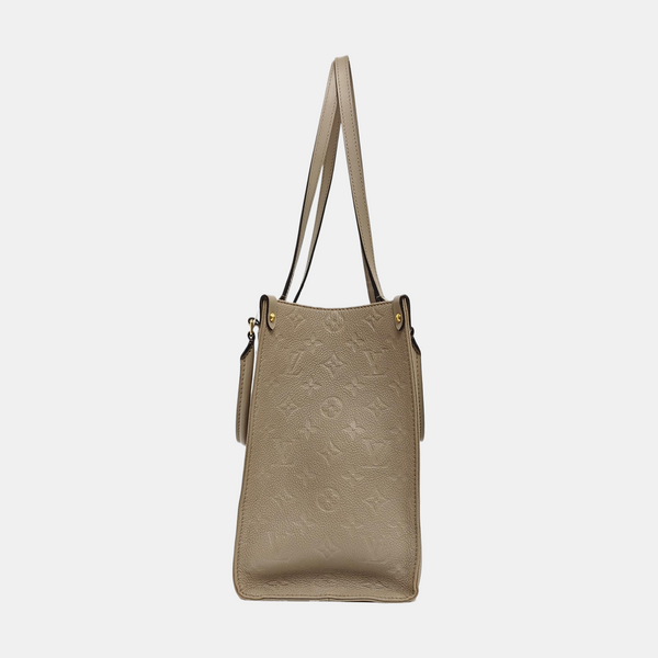 ONTHEGO MM Monogram Calfskin Grey