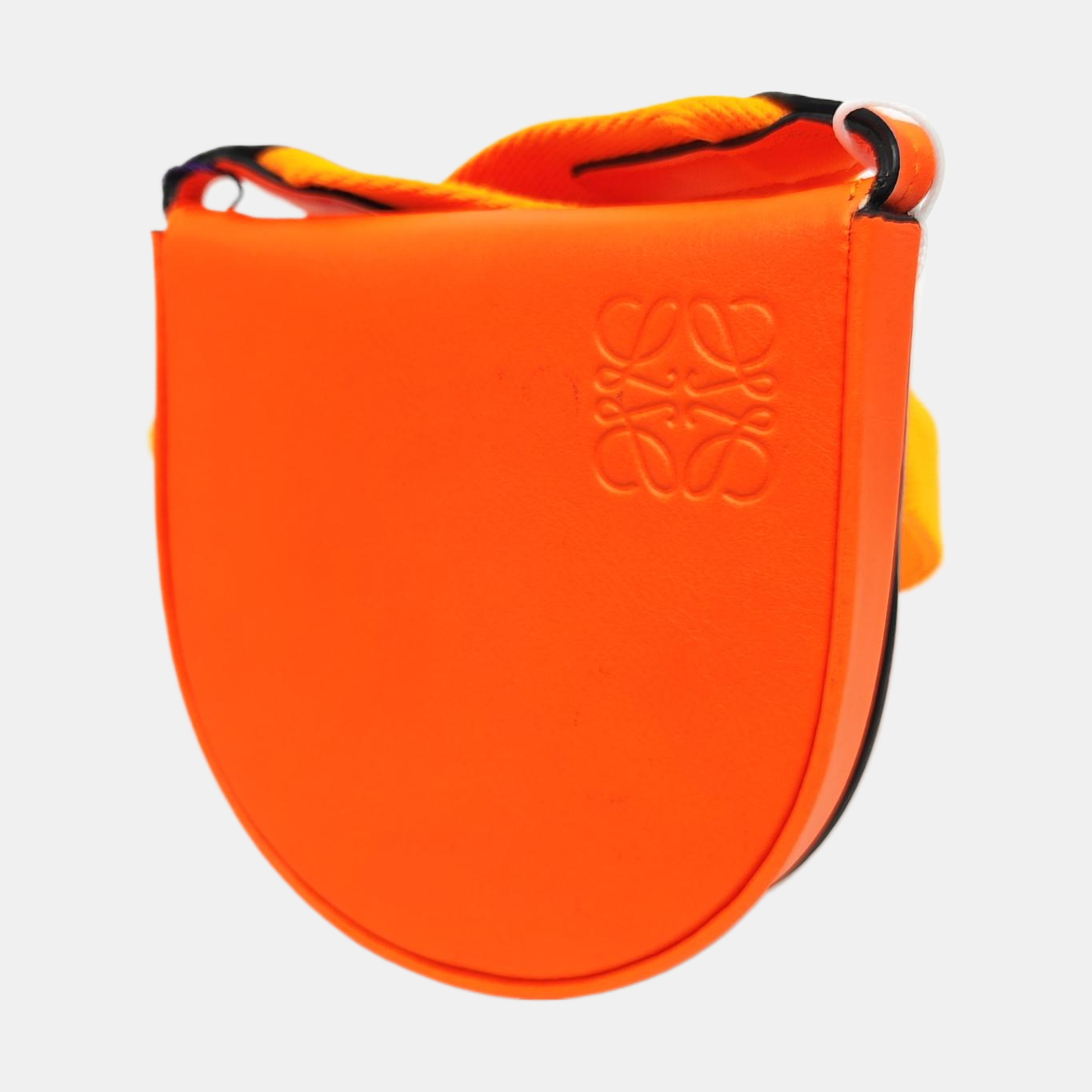 Heel Small Calfskin Orange