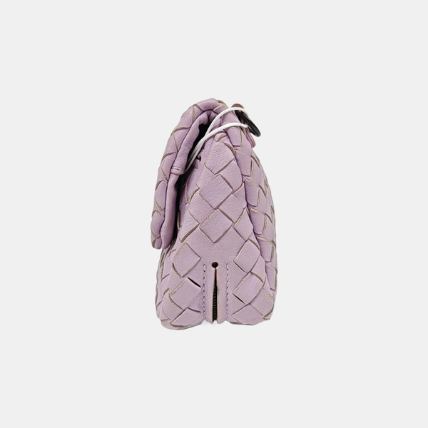 Lambskin Shoulder Bag Purple