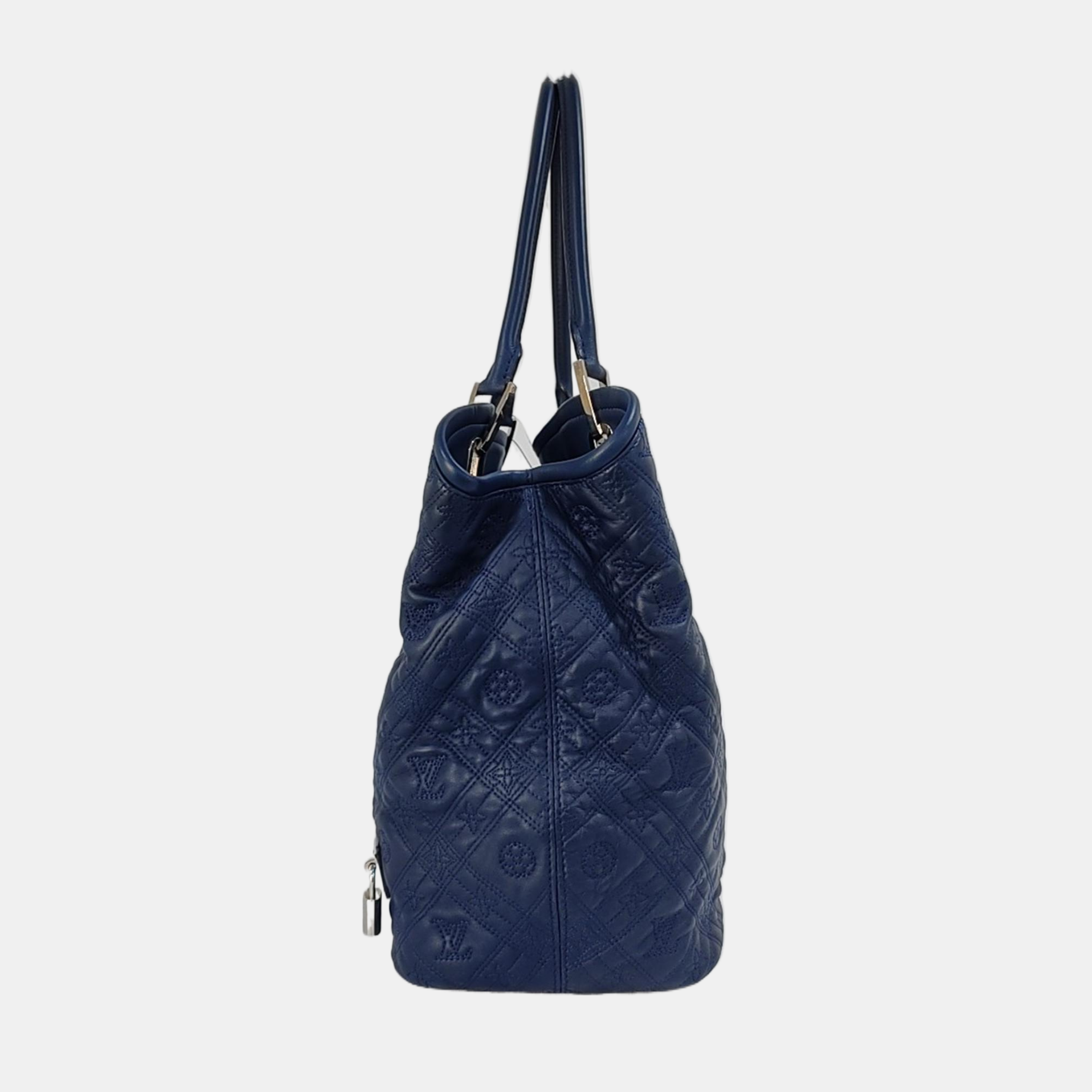 LILIA PM Monogram Calfskin Blue
