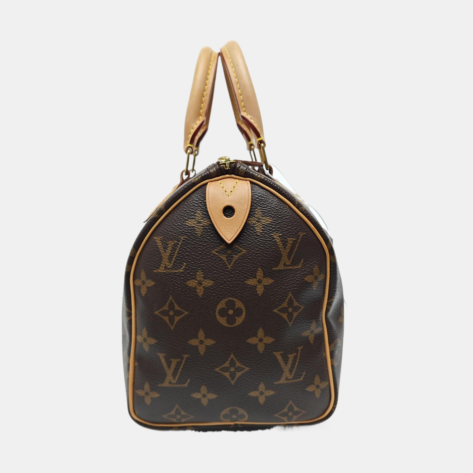 SPEEDY 25 Monogram Coated Canvas Brown