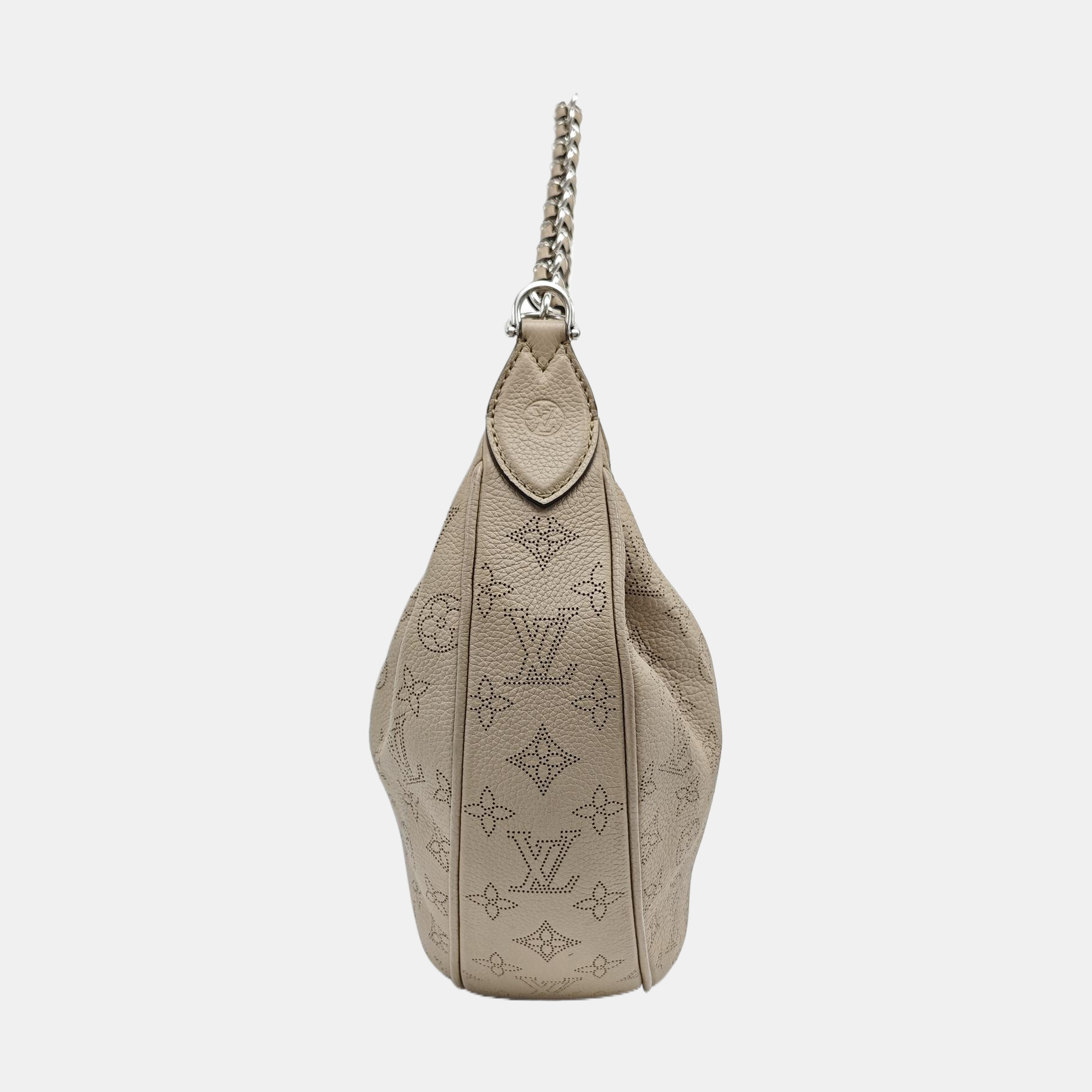 BAIA PM Monogram Calfskin Gray