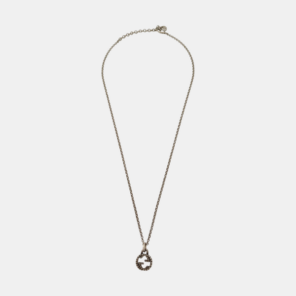 Interlocking G 925 Sterling Silver Necklace