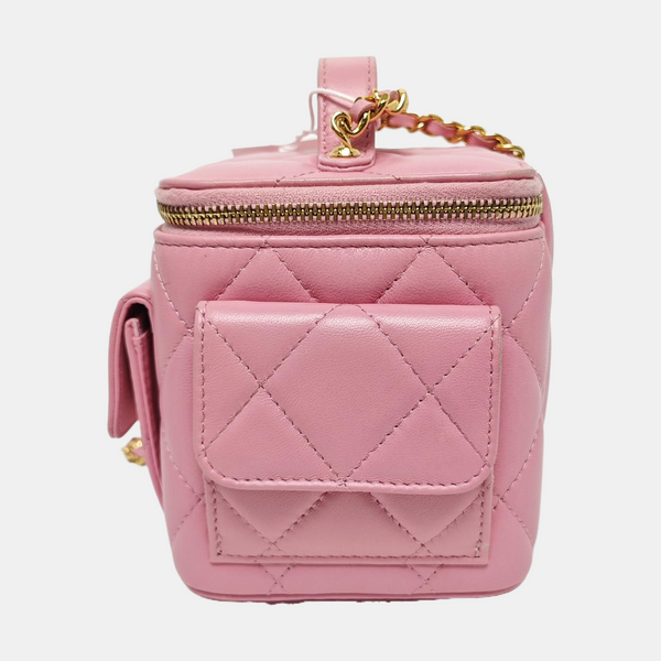 Quilted Lambskin Pink