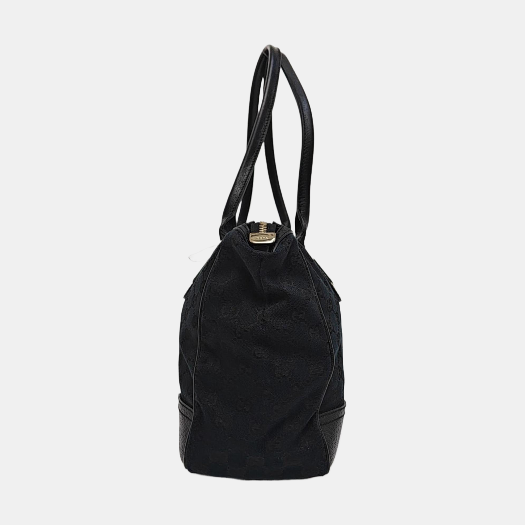 Princy Medium Monogram Canvas Black