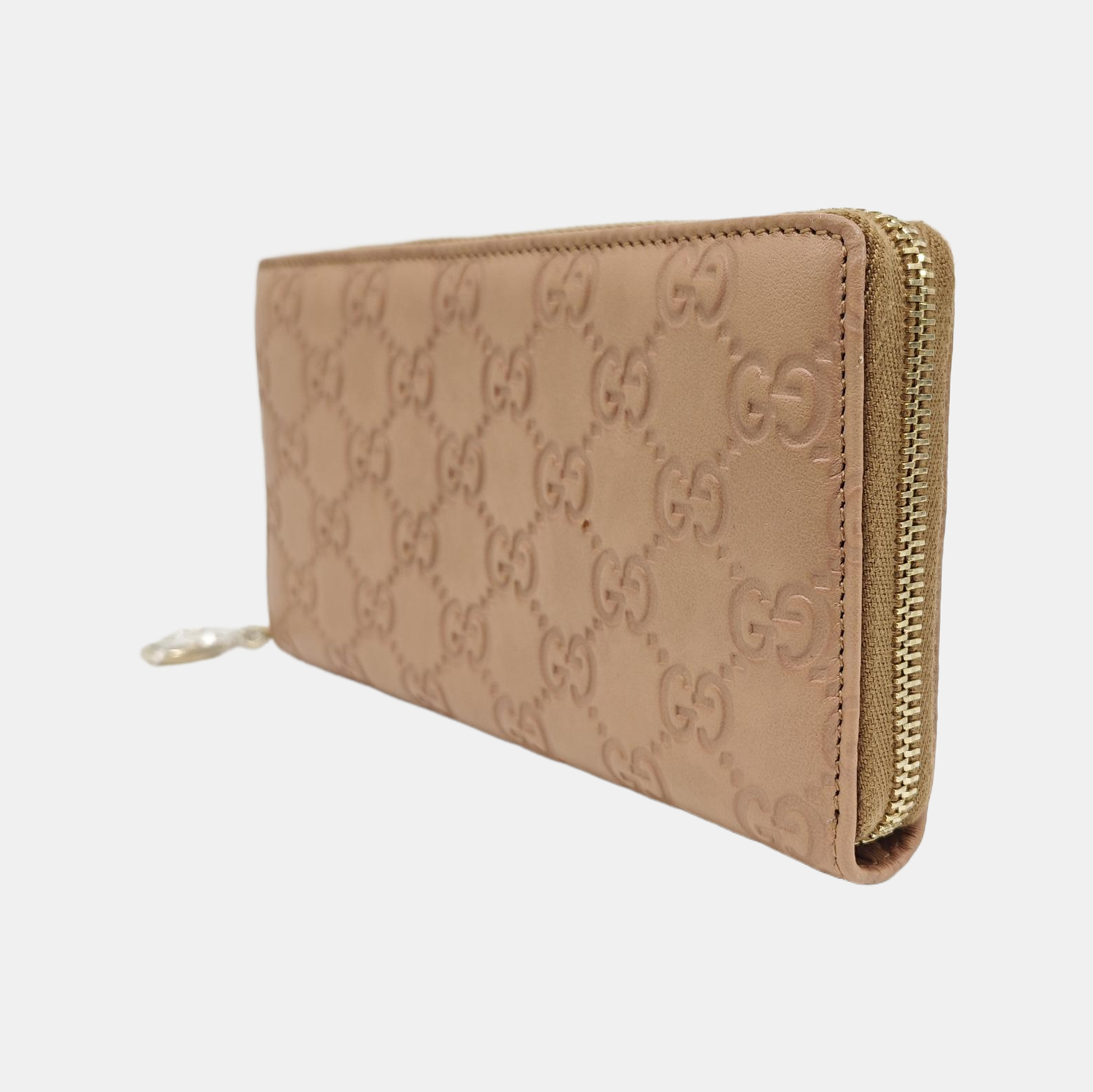 Monogram Calfskin Wallet Pink