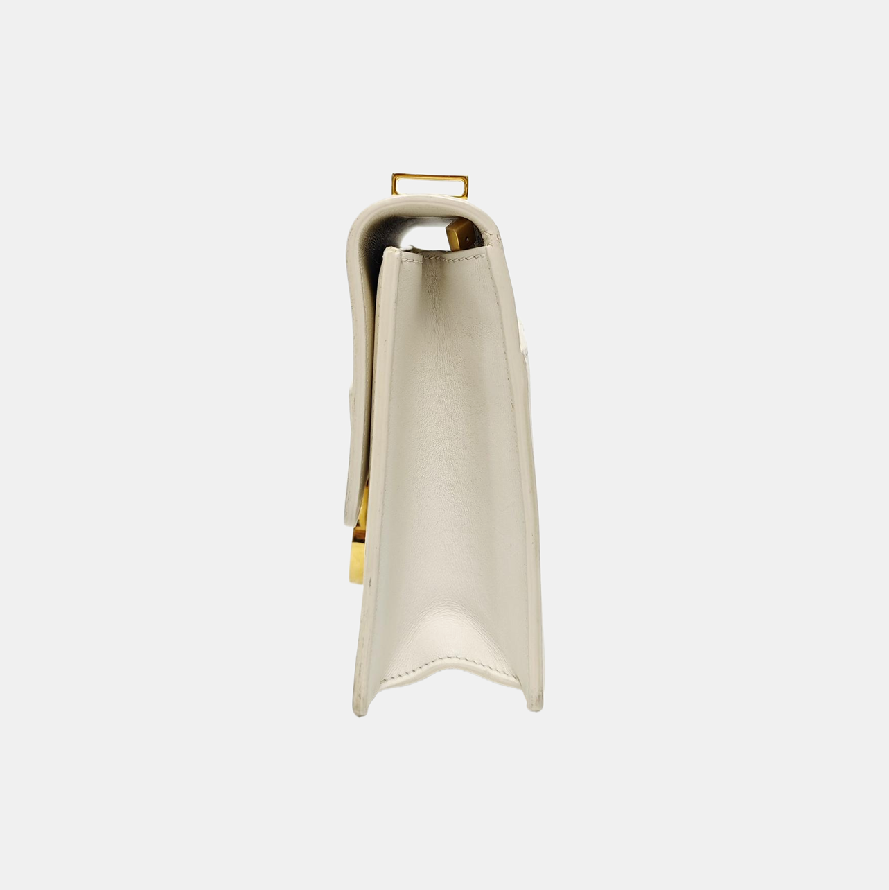 Authenticated pre-owned  30 Montaigne Calfskin White - Shoulder Bag at Looply