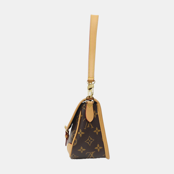 DIANE Monogram Coated Canvas Brown