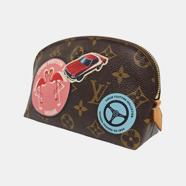 COSMETIC PM Monogram Coated Canvas Multicolor
