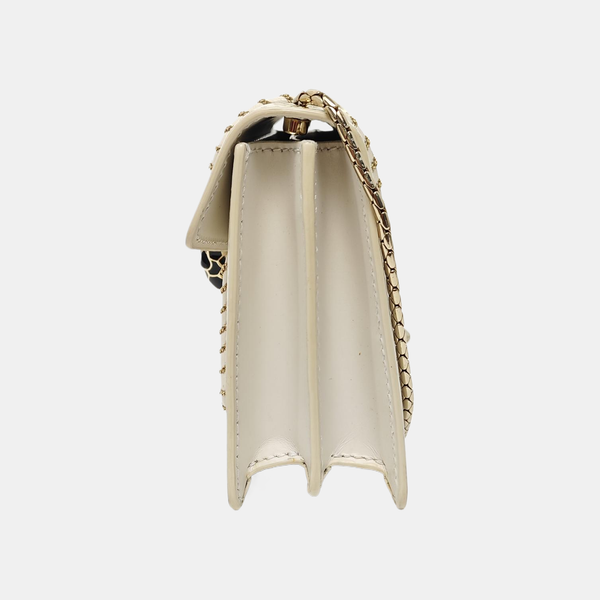 SERPENTI FOREVER Calfskin White