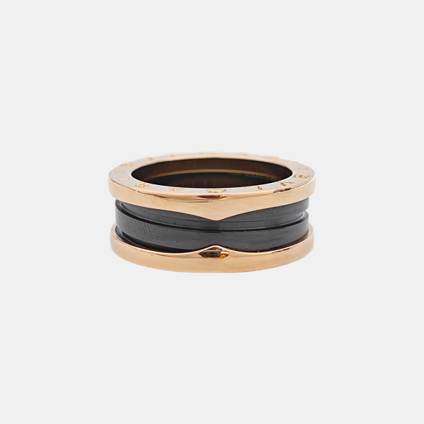 B.ZERO1 18k Rose Gold Ring EU 54