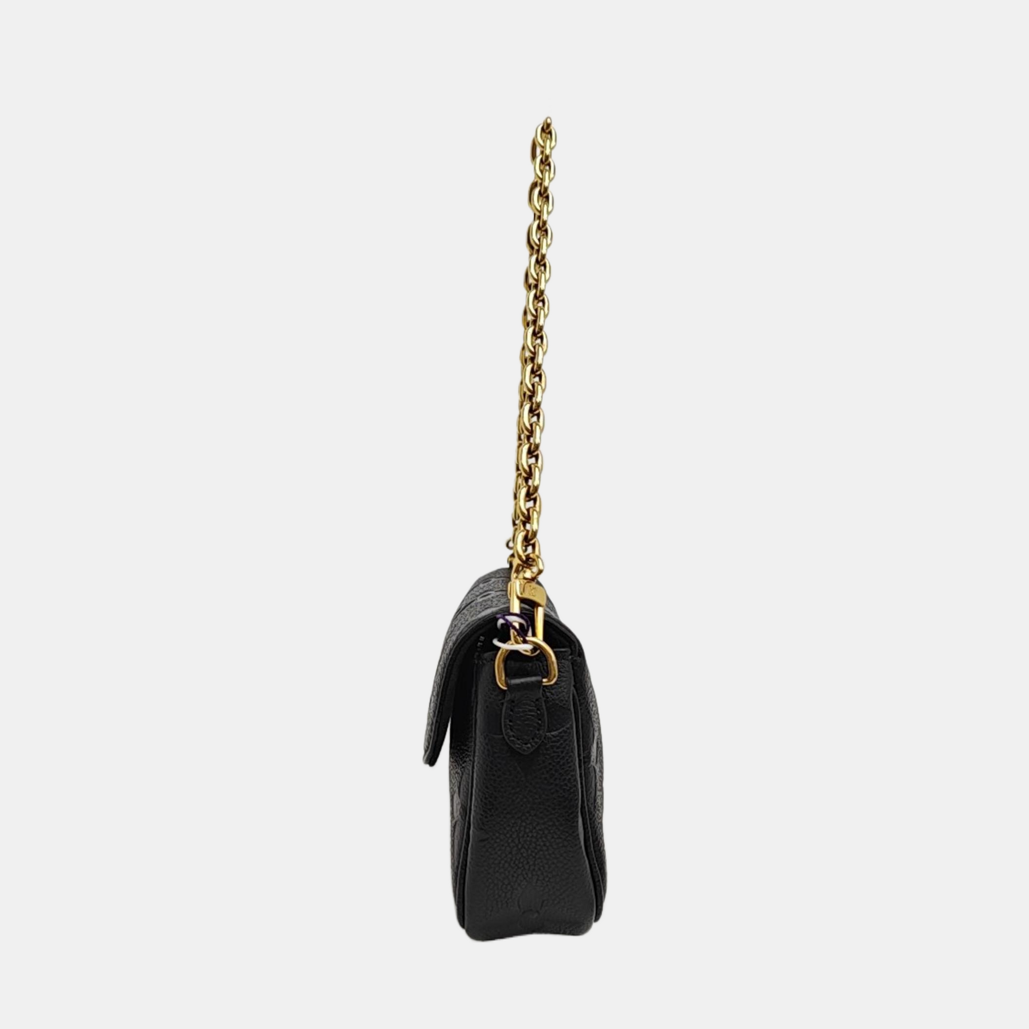 IVY Monogram Calfskin Black