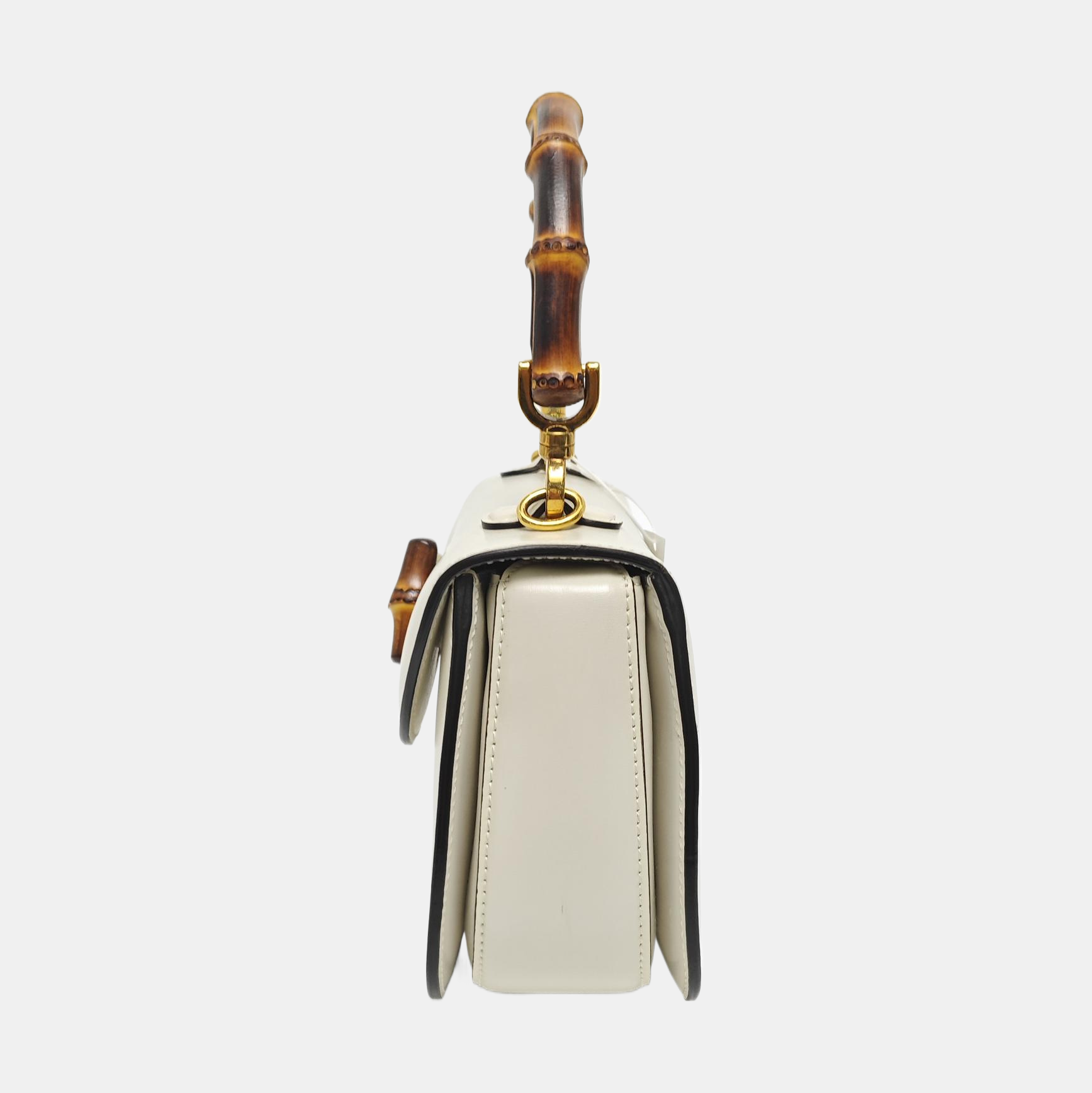 Bamboo 1947 Small Calfskin White