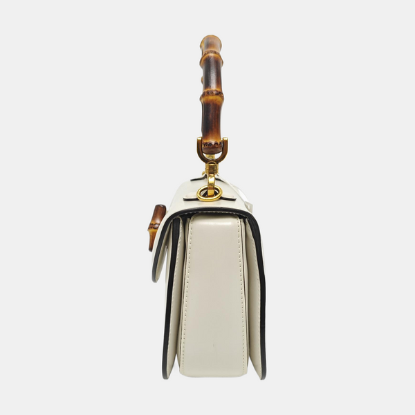 Bamboo 1947 Small Calfskin White