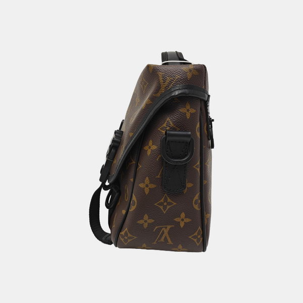 CHRISTOPHER Monogram Coated Canvas Brown