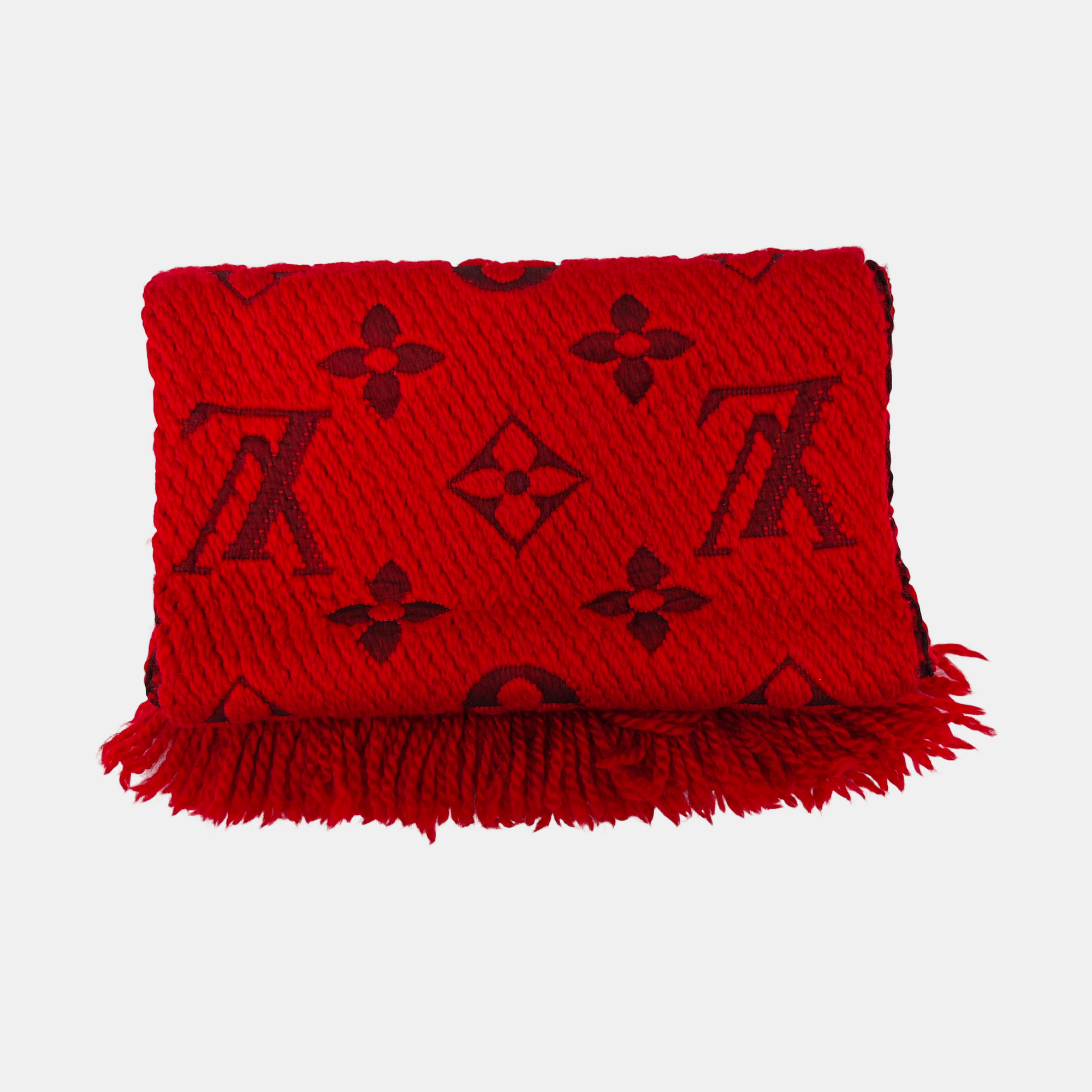 Wool Scarf Red