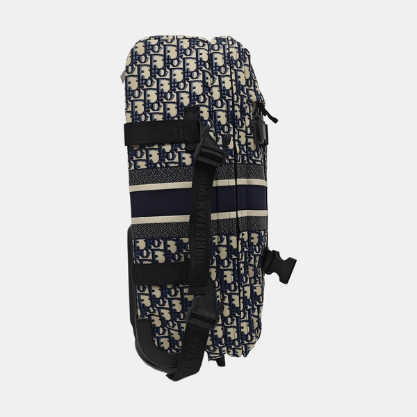 Diortravel Mini Oblique Fabric Blue