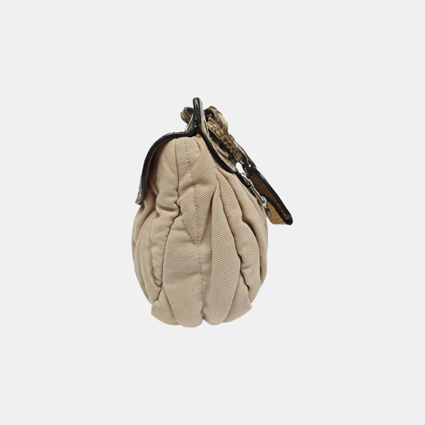 Canvas Shoulder Bag Beige