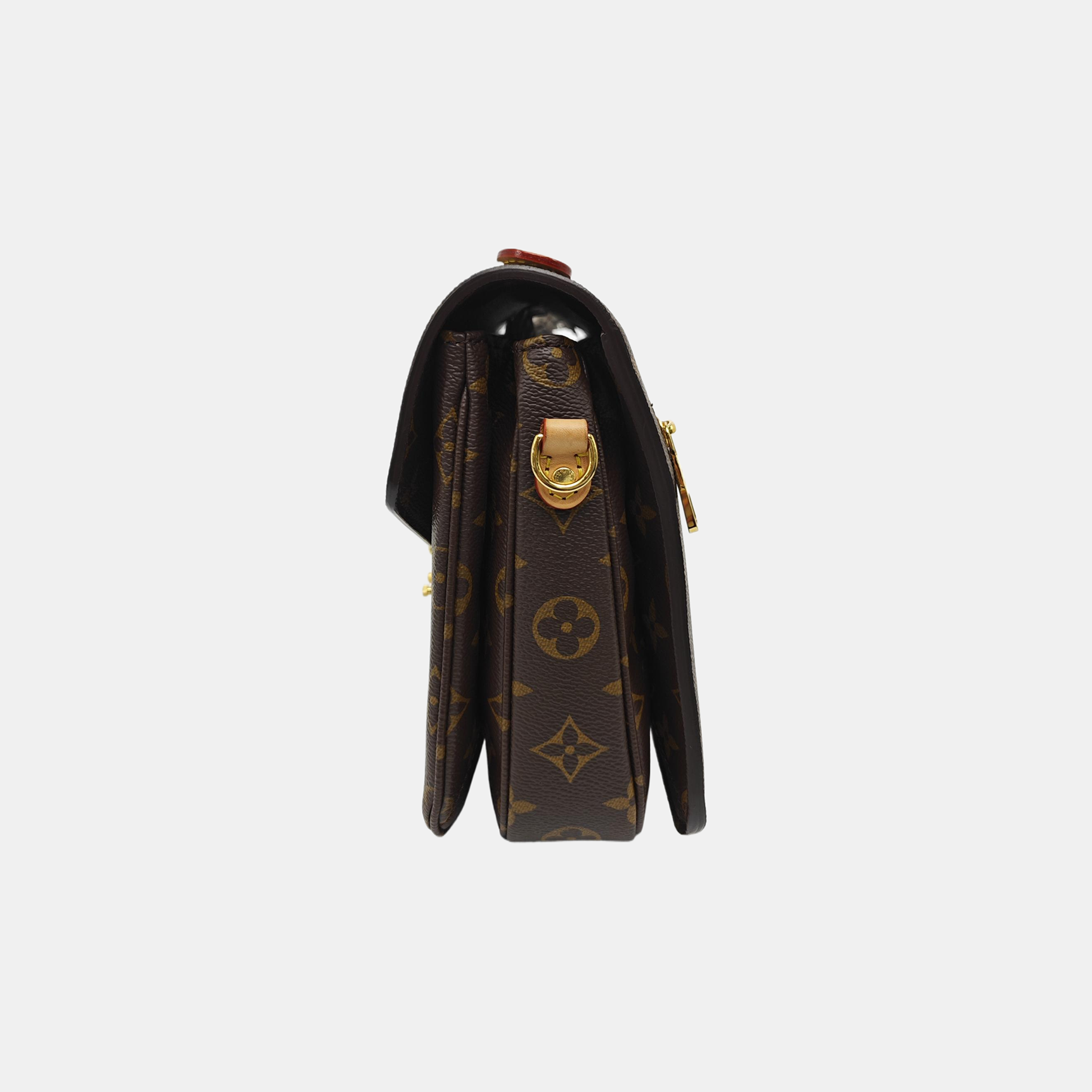 MÉTIS MM Monogram Coated Canvas Brown