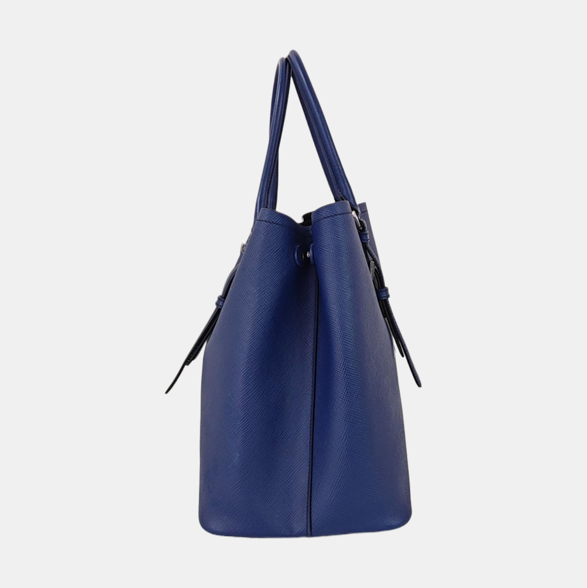 Double Saffiano Calfskin Blue