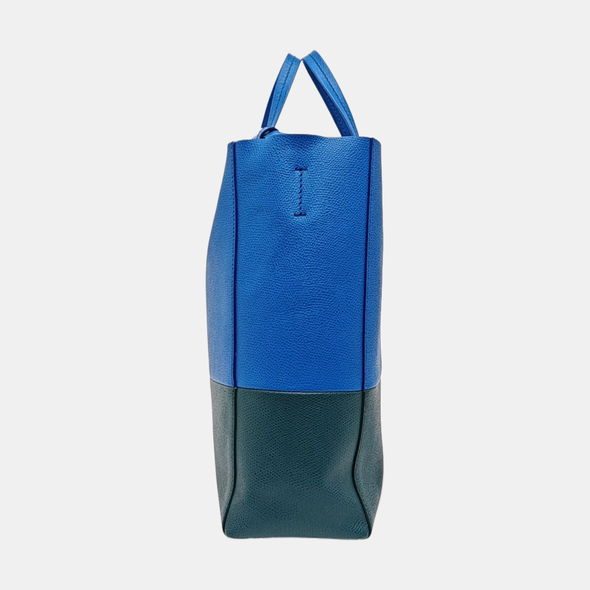 VERTICAL CABAS Mini Calfskin Blue