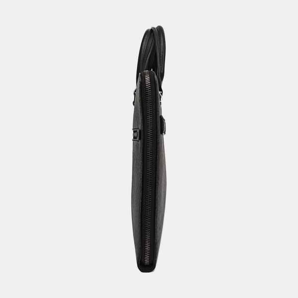 Calfskin Top Handle Bag Black