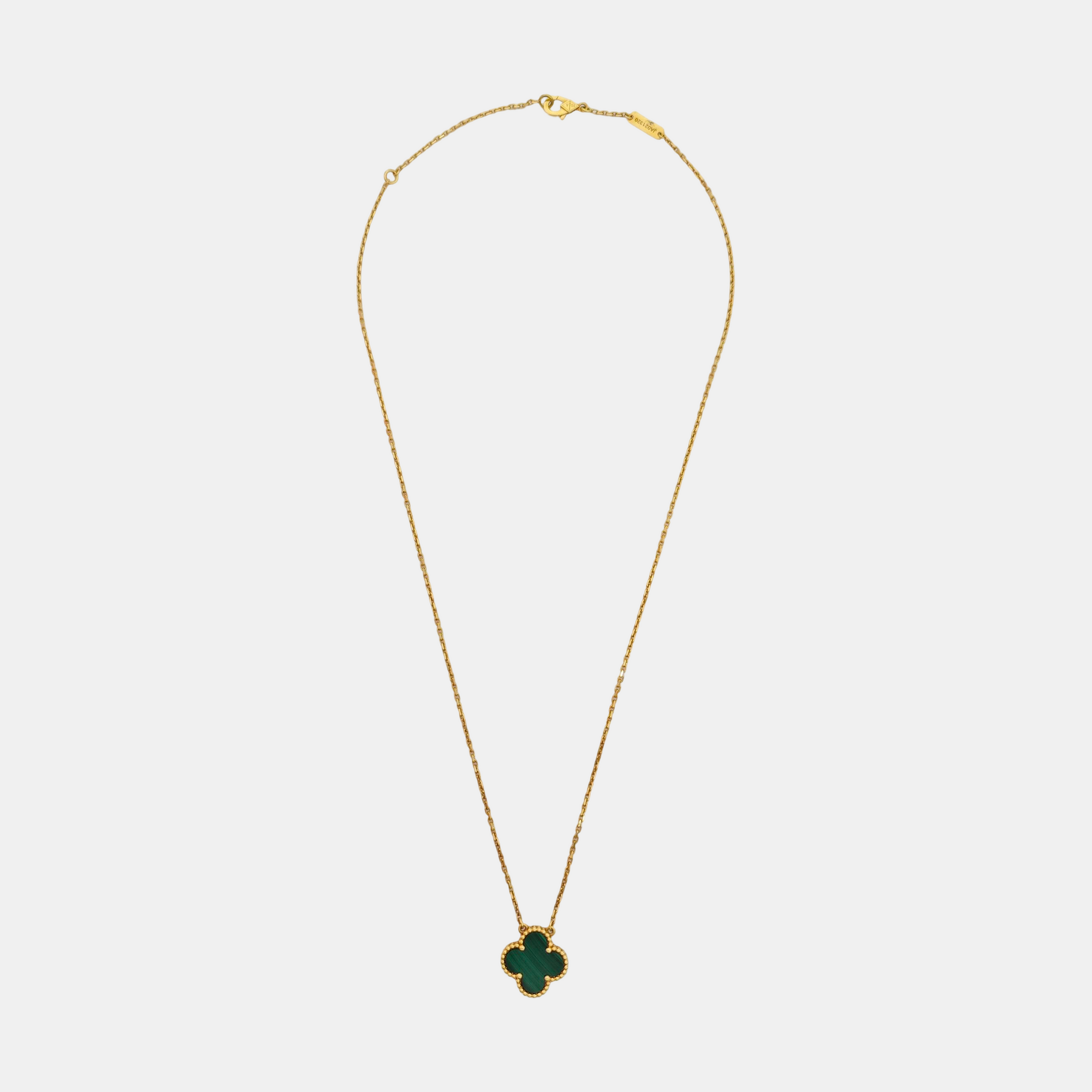 Vintage Alhambra 18k Gold Necklace
