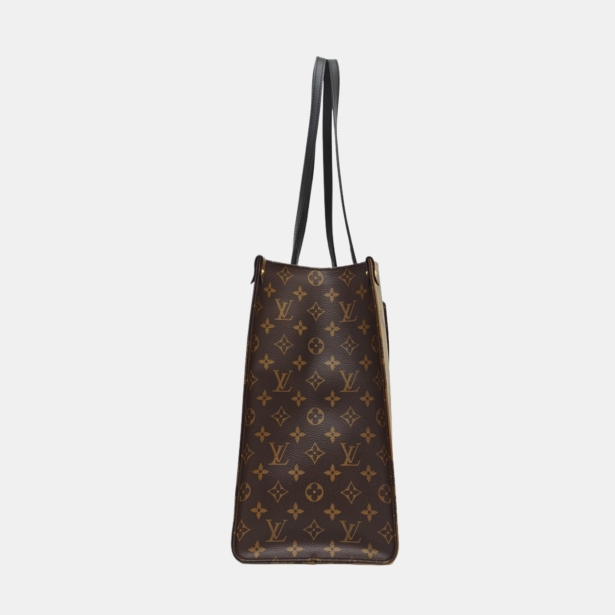 ONTHEGO GM Monogram Coated Canvas Brown