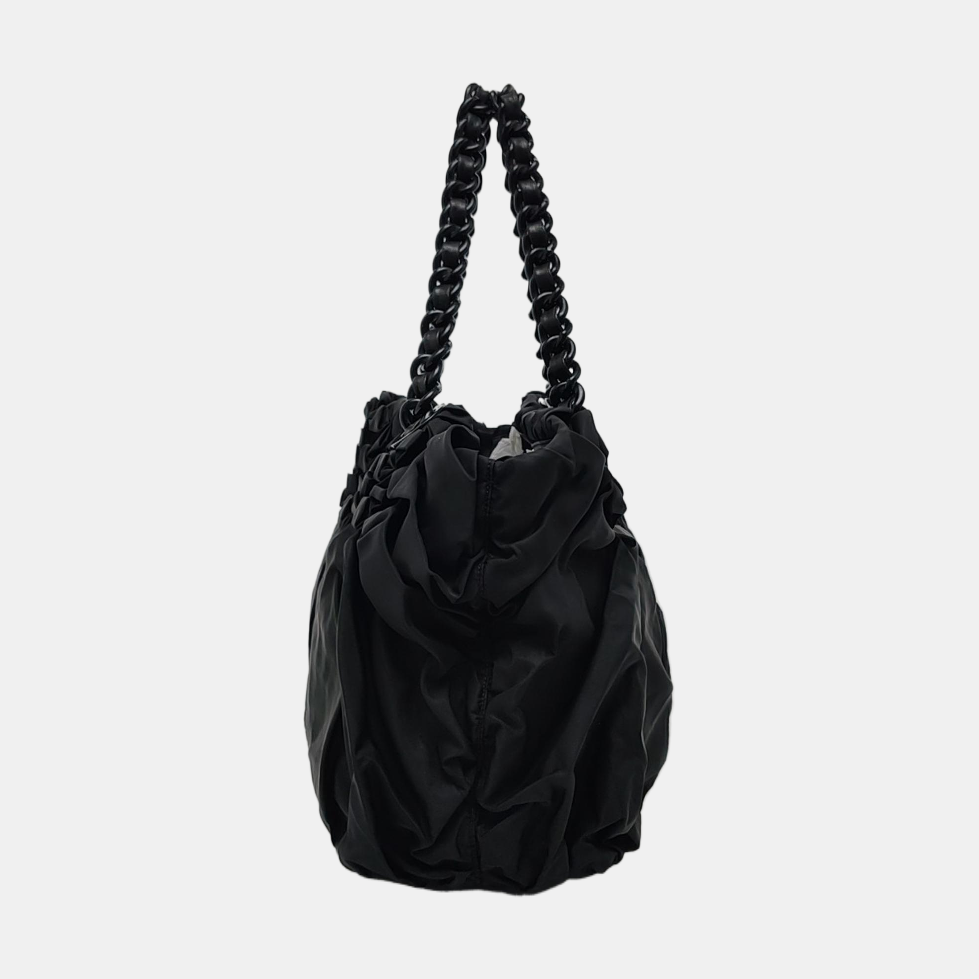 Quilted Nylon Black