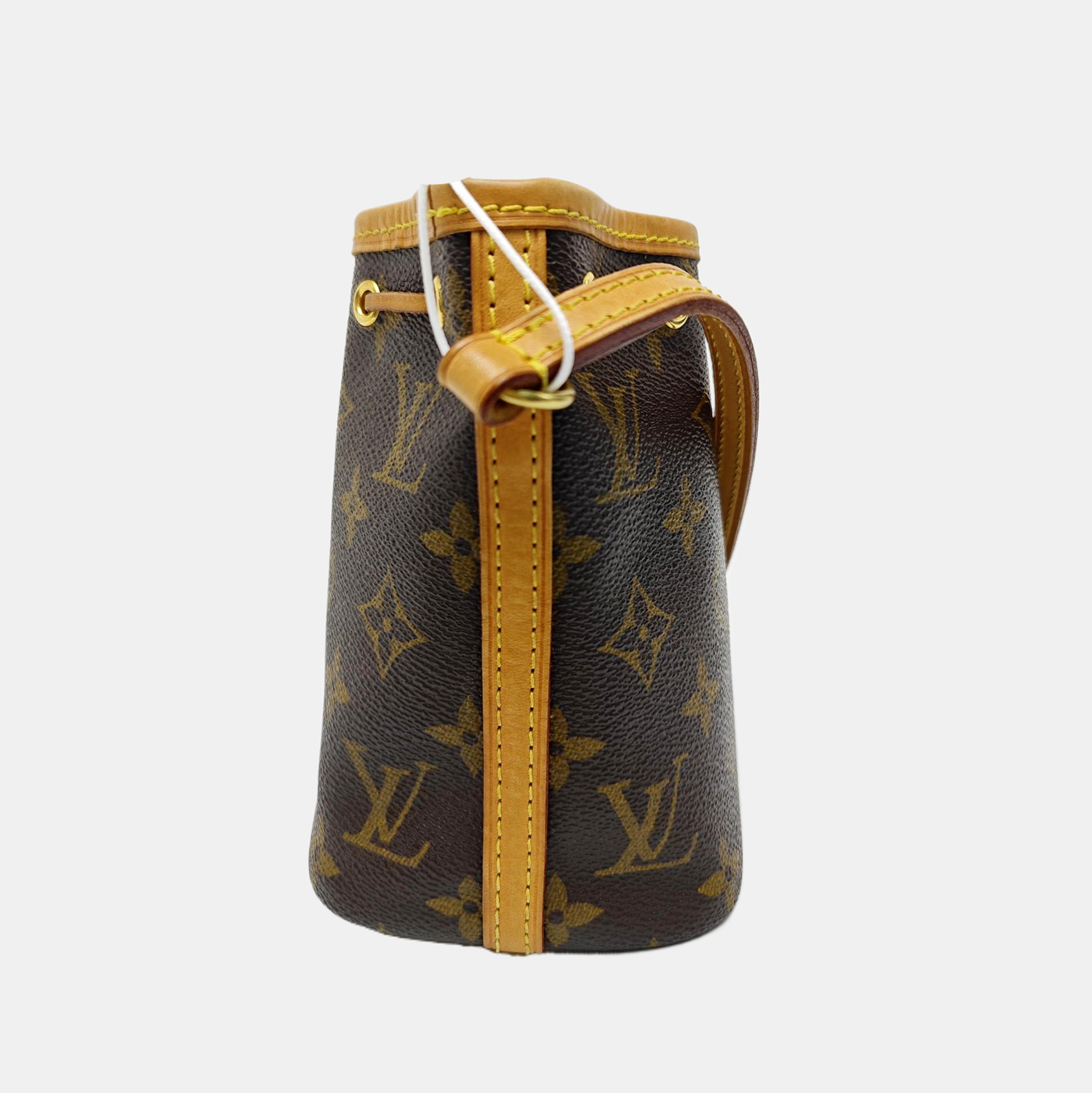 NÉONOÉ Nano Monogram Coated Canvas Brown