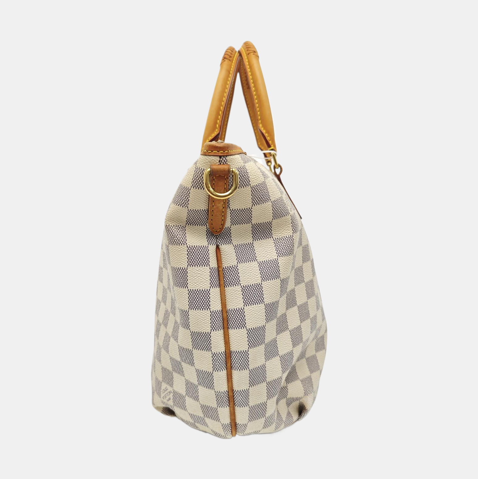 RIVIERA PM Damier Azur Coated Canvas White