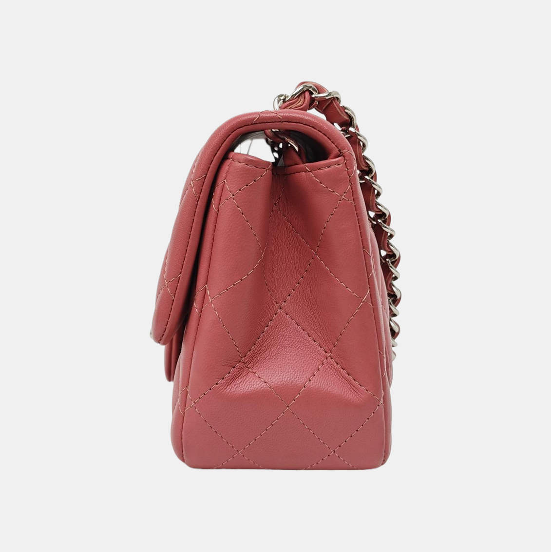 CLASSIC FLAP Mini Quilted Lambskin Pink