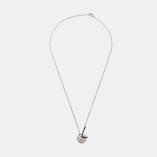 AMULETTE DE CARTIER 18k White Gold Silver Necklace