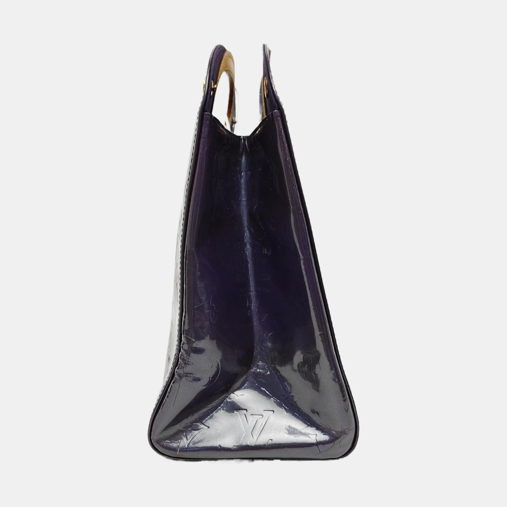 MAPLE DRIVE Monogram Calfskin Purple
