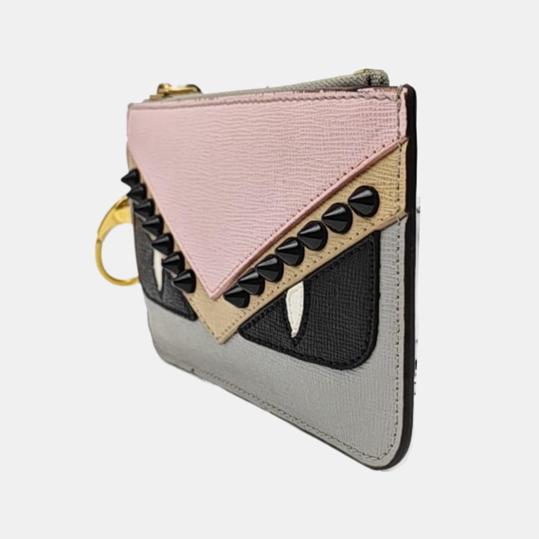 Monster Calfskin Pink Wallet