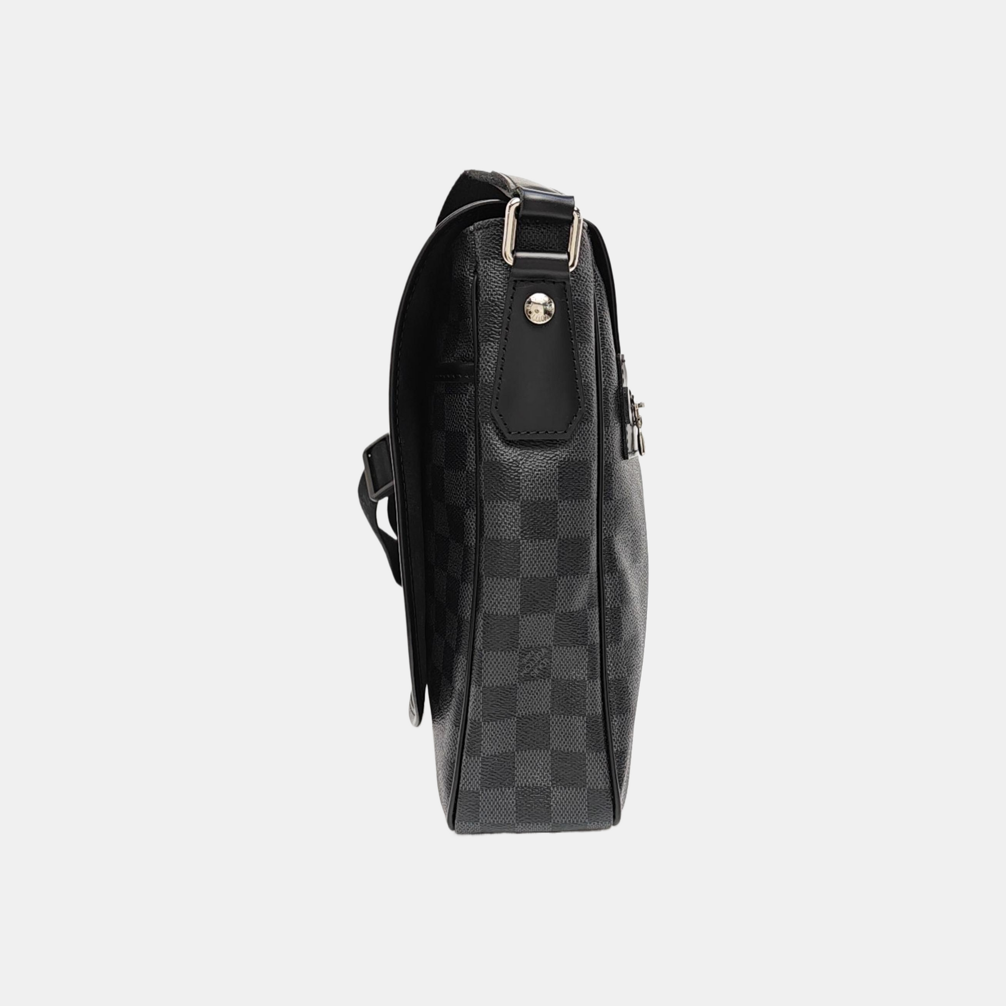DANIEL Damier Graphite Coated Canvas Gray