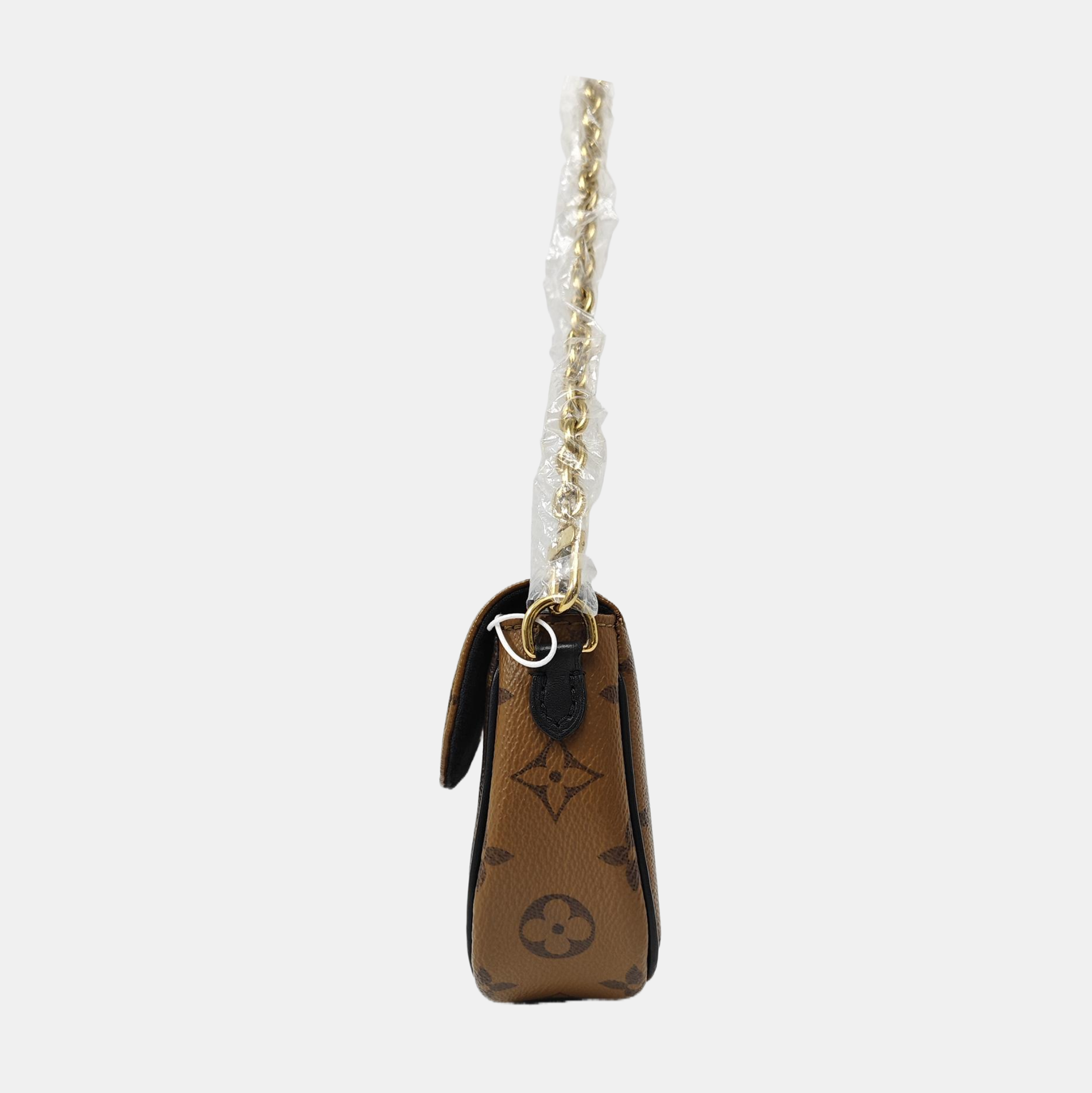 IVY Monogram Coated Canvas Brown